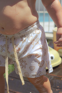 Boys Board Shorts - He Sells Sea Shells